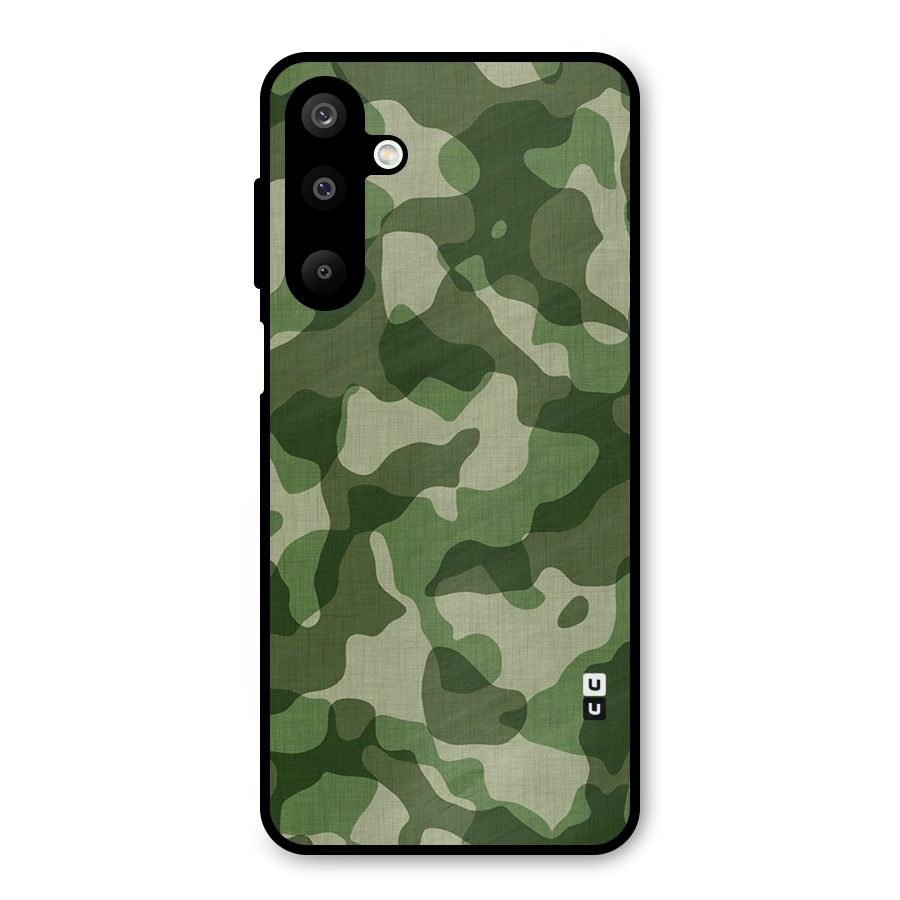 Camouflage Pattern Art Metal Back Case for Galaxy M16