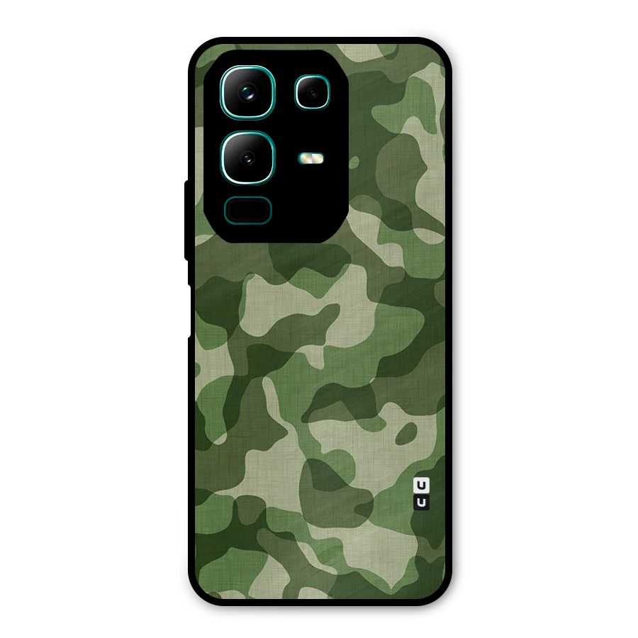 Camouflage Pattern Art Metal Back Case for Infinix Note 50x