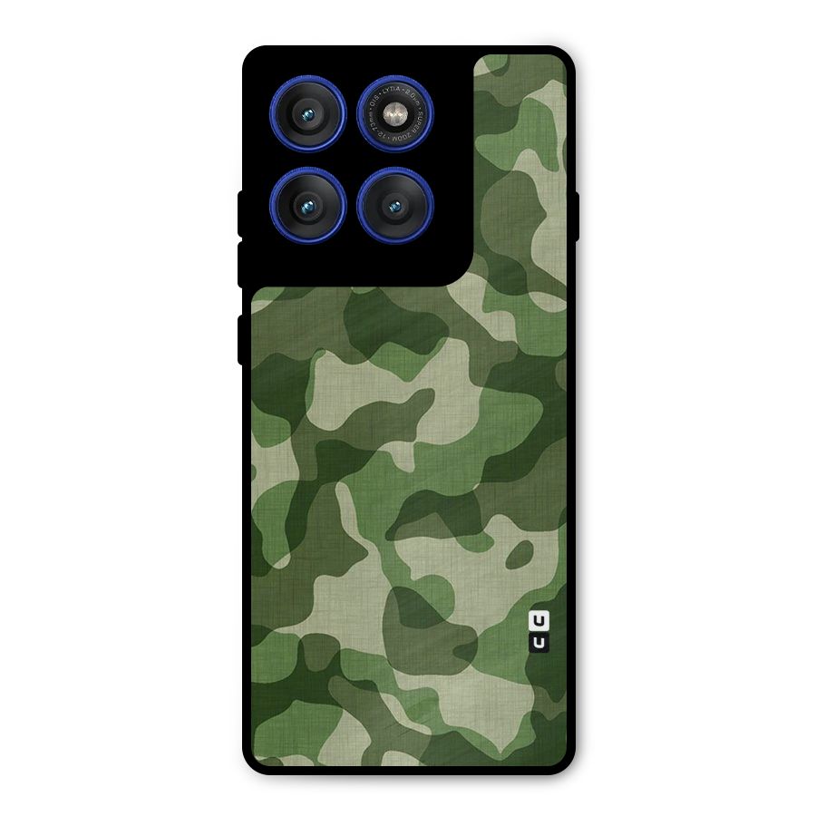 Camouflage Pattern Art Metal Back Case for Motorola Edge 60 Pro