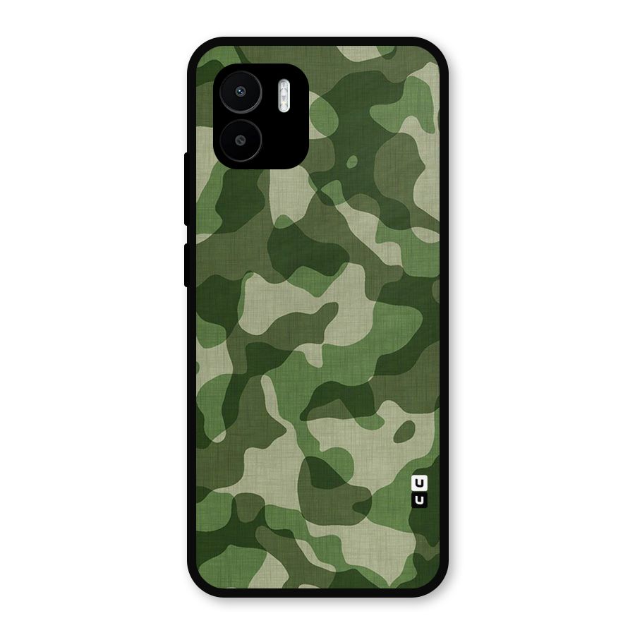 Camouflage Pattern Art Metal Back Case for Redmi A1