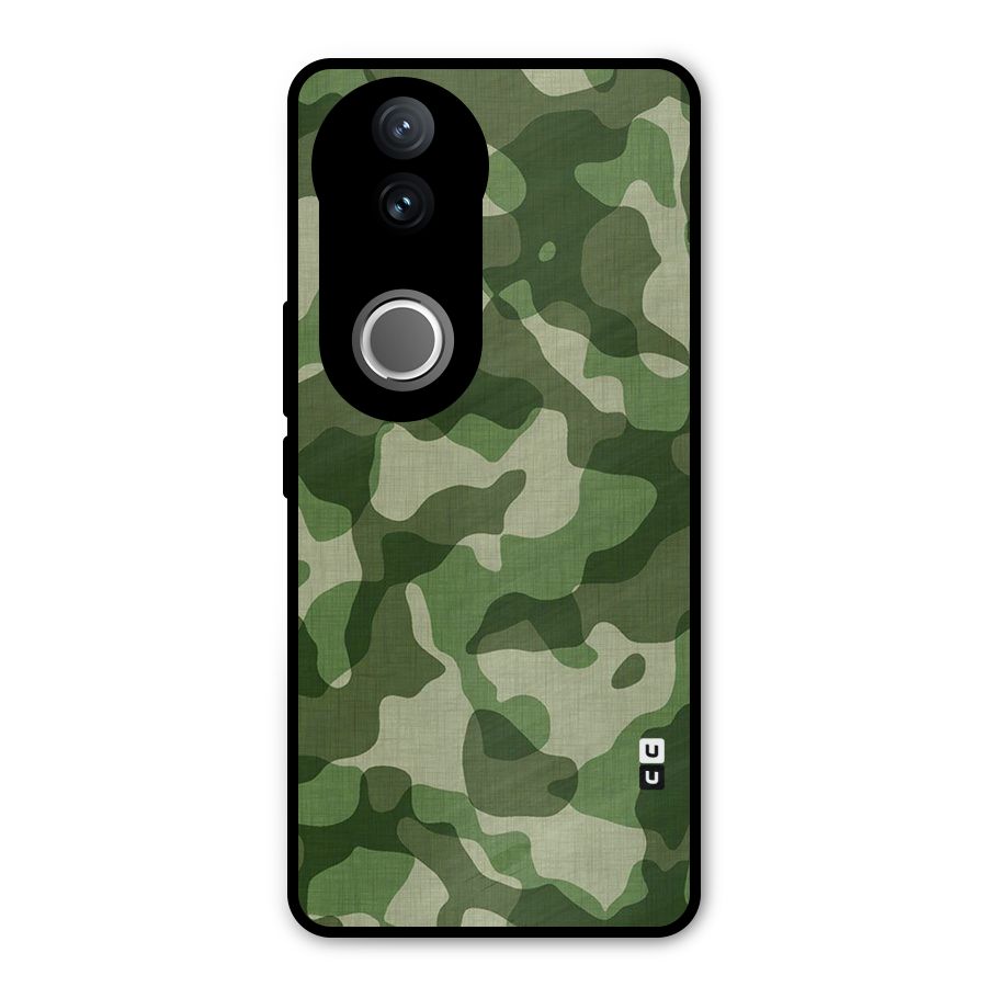 Camouflage Pattern Art Metal Back Case for Vivo V50