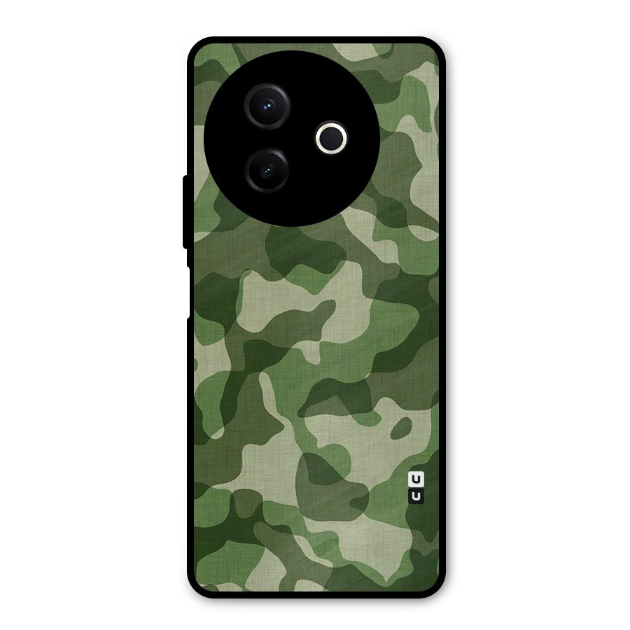 Camouflage Pattern Art Metal Back Case for Vivo Y39