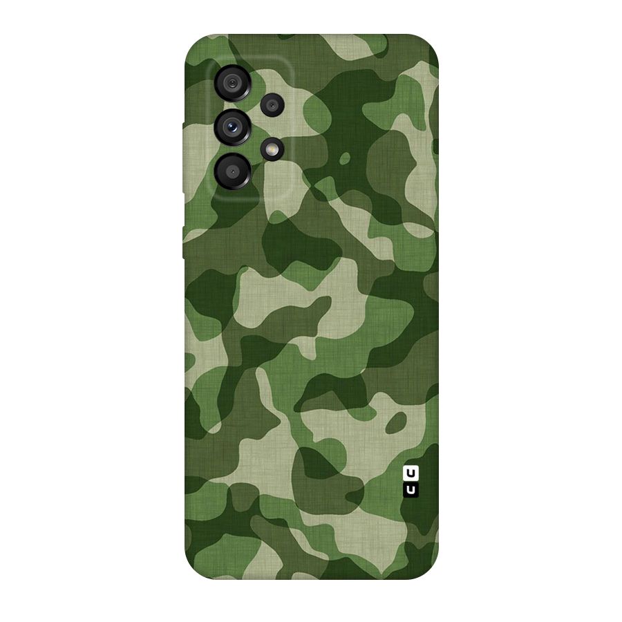 Camouflage Pattern Art Original Polycarbonate Back Case for Galaxy A73 5G