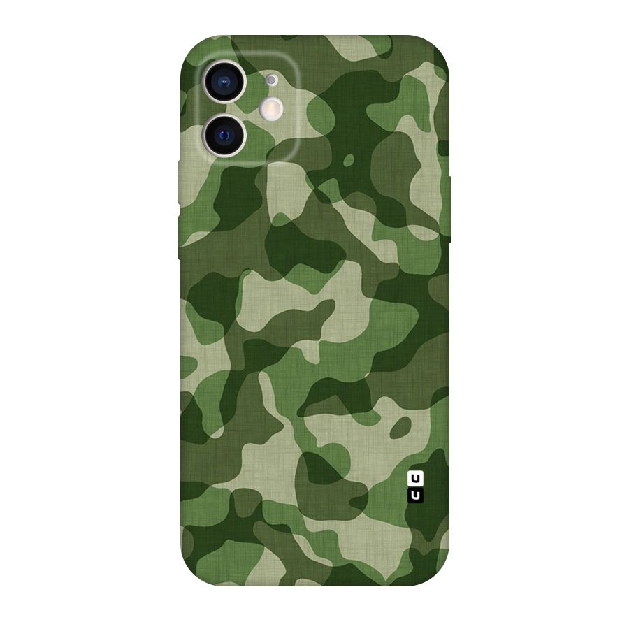 Camouflage Pattern Art Original Polycarbonate Back Case for iPhone 12