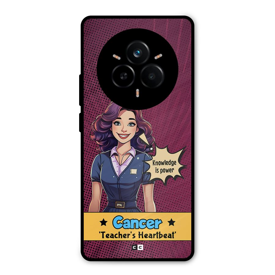 Cancer Heartbeat Metal Back Case for Realme 14 Pro Plus
