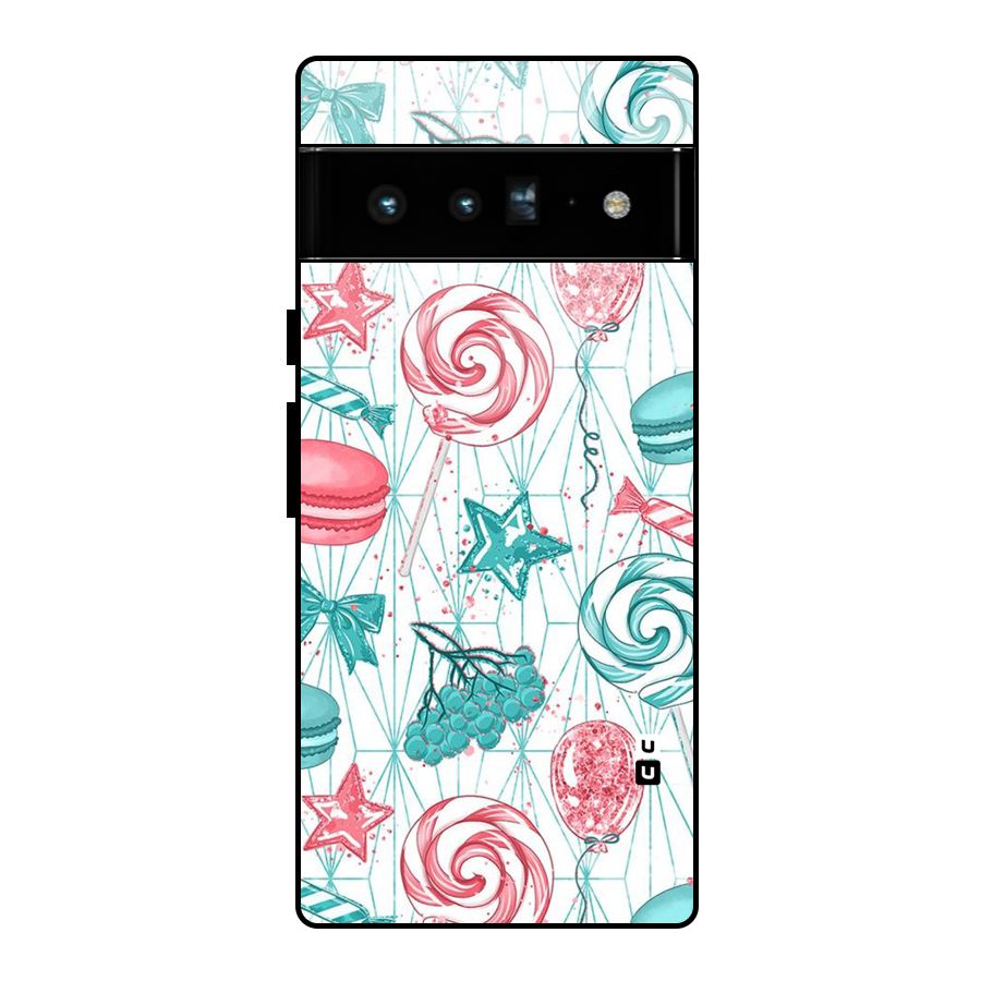 Candies And Macroons Glass Back Case for Google Pixel 6 Pro