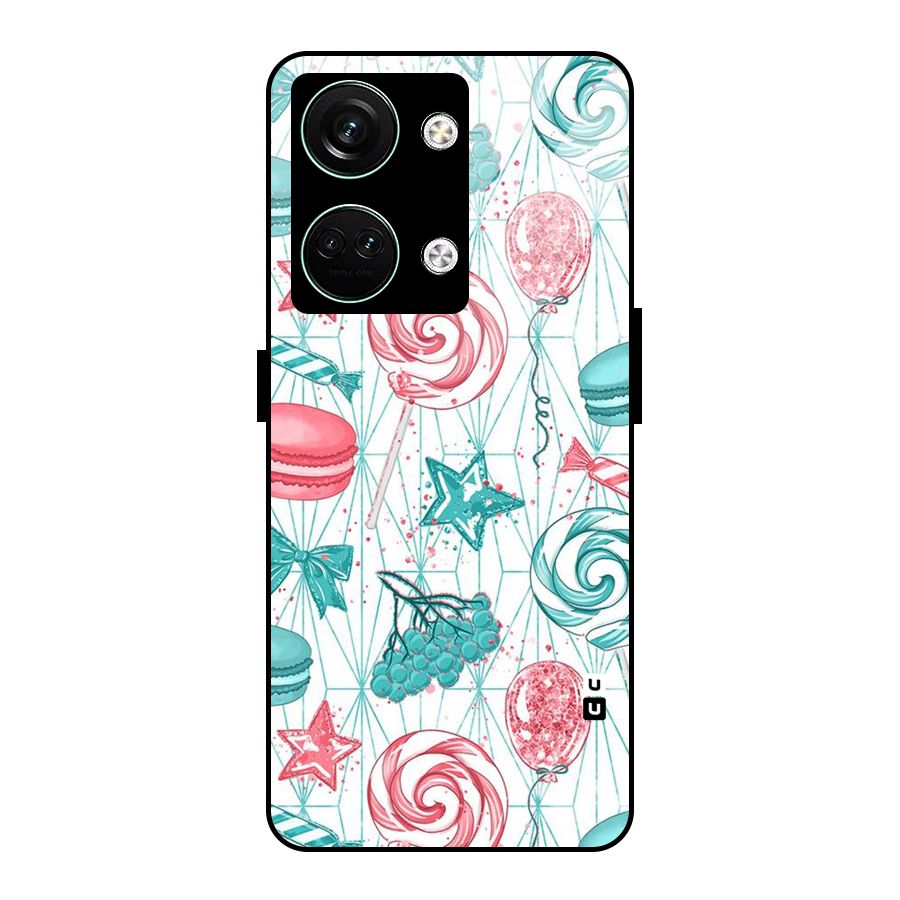 Candies And Macroons Glass Back Case for Oneplus Nord 3