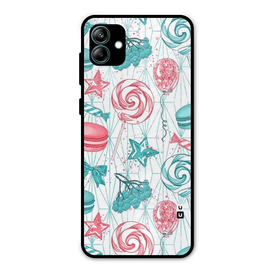 Candies And Macroons Metal Back Case for Galaxy A04
