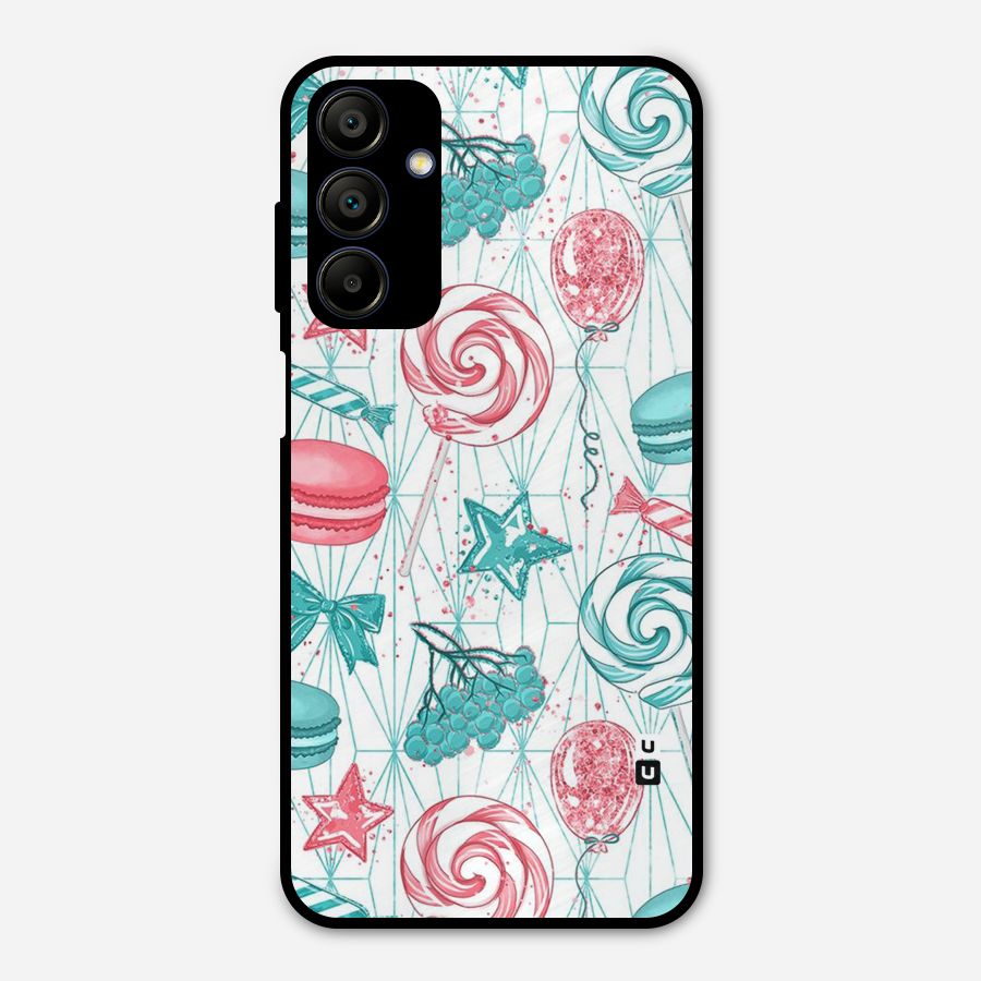 Candies And Macroons Metal Back Case for Galaxy A15 5G