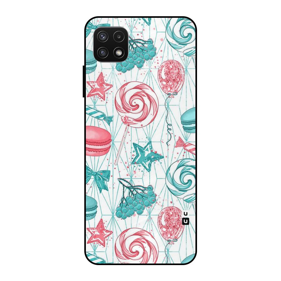 Candies And Macroons Metal Back Case for Galaxy A22 5G
