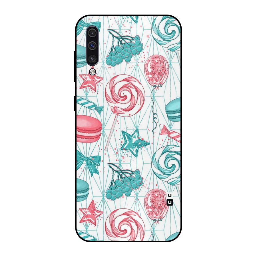 Candies And Macroons Metal Back Case for Galaxy A30s