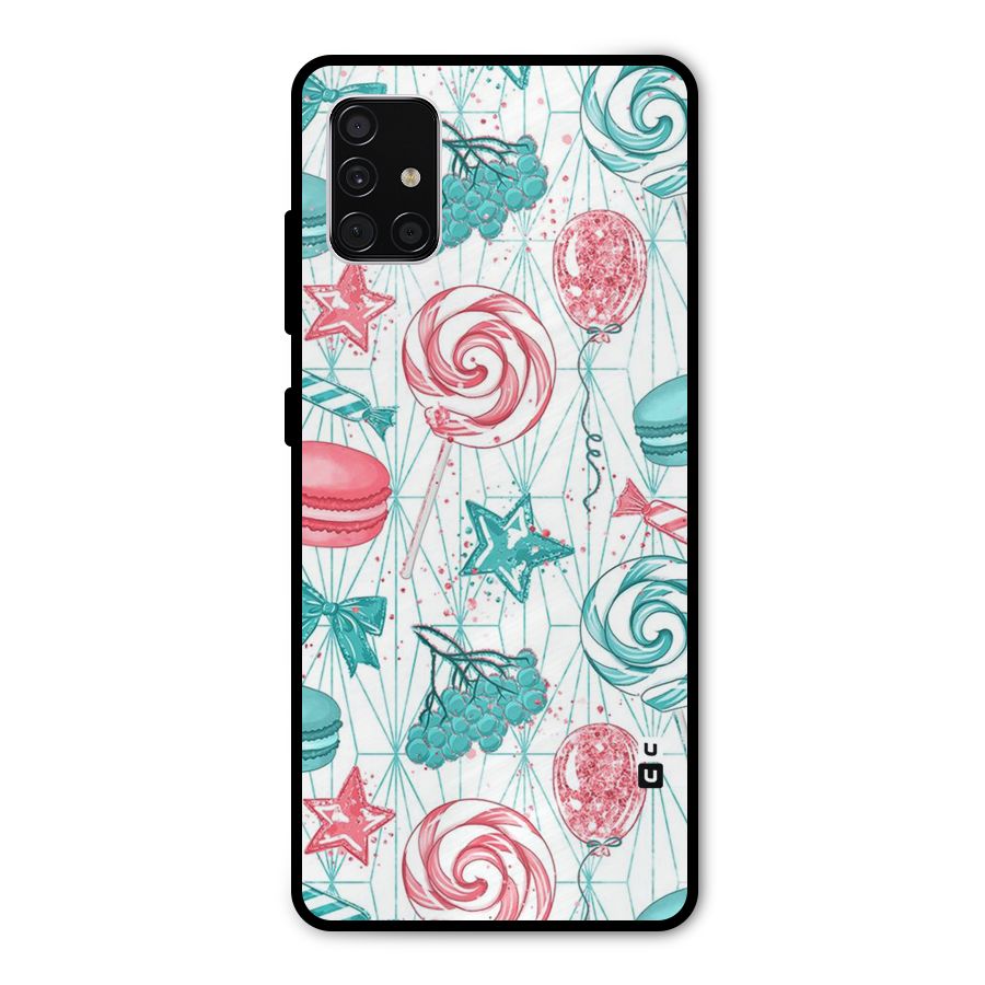 Candies And Macroons Metal Back Case for Galaxy A51