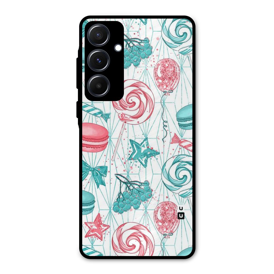 Candies And Macroons Metal Back Case for Galaxy A55
