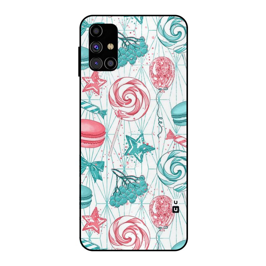 Candies And Macroons Metal Back Case for Galaxy M31s