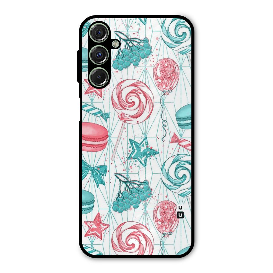 Candies And Macroons Metal Back Case for Galaxy M34