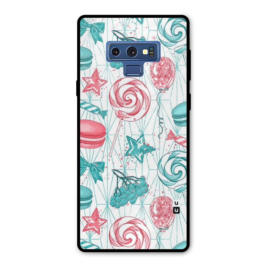Candies And Macroons Metal Back Case for Galaxy Note 9