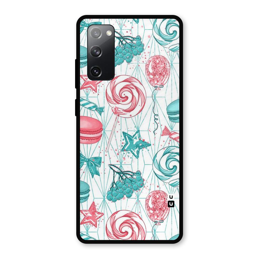 Candies And Macroons Metal Back Case for Galaxy S20 FE