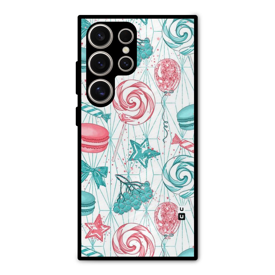 Candies And Macroons Metal Back Case for Galaxy S24 Ultra