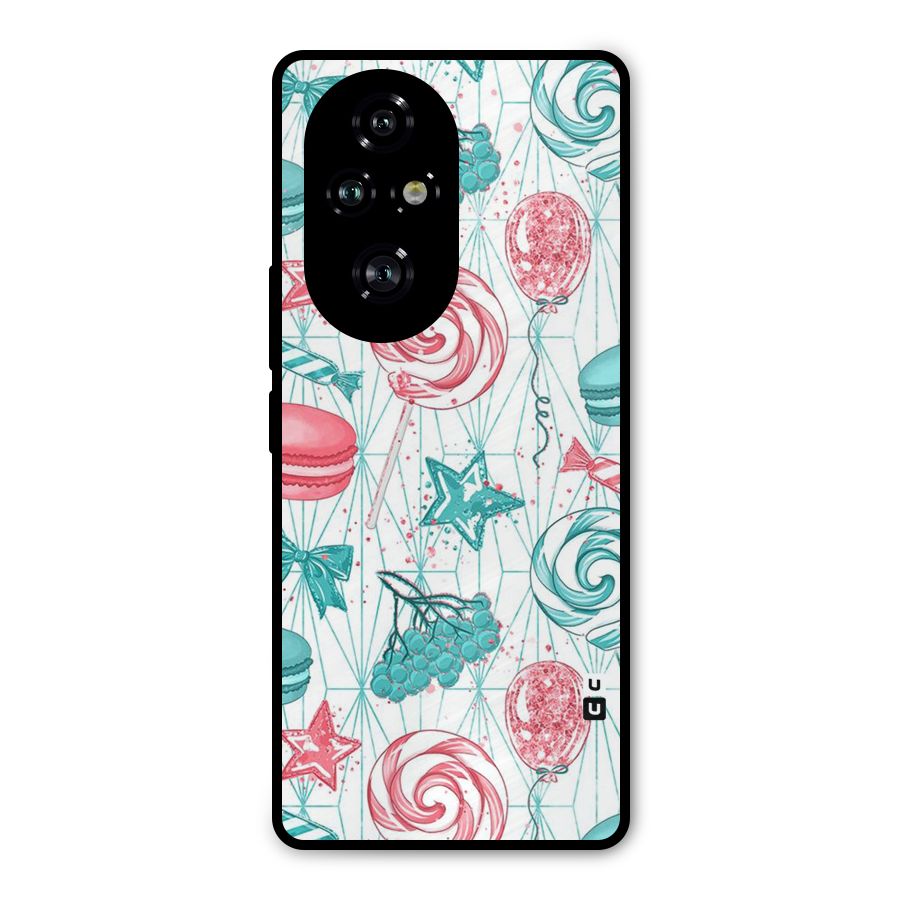Candies And Macroons Metal Back Case for Honor 200 Pro