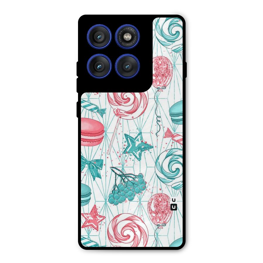 Candies And Macroons Metal Back Case for Motorola Edge 60 Pro