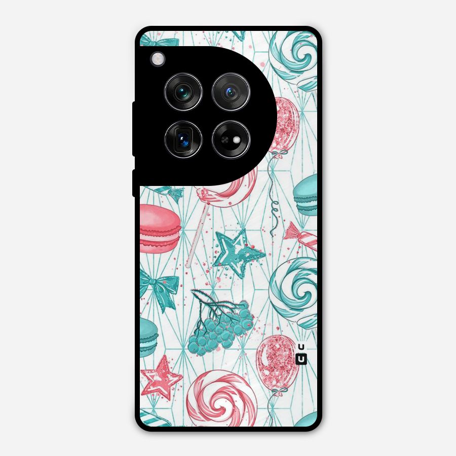Candies And Macroons Metal Back Case for OnePlus 12