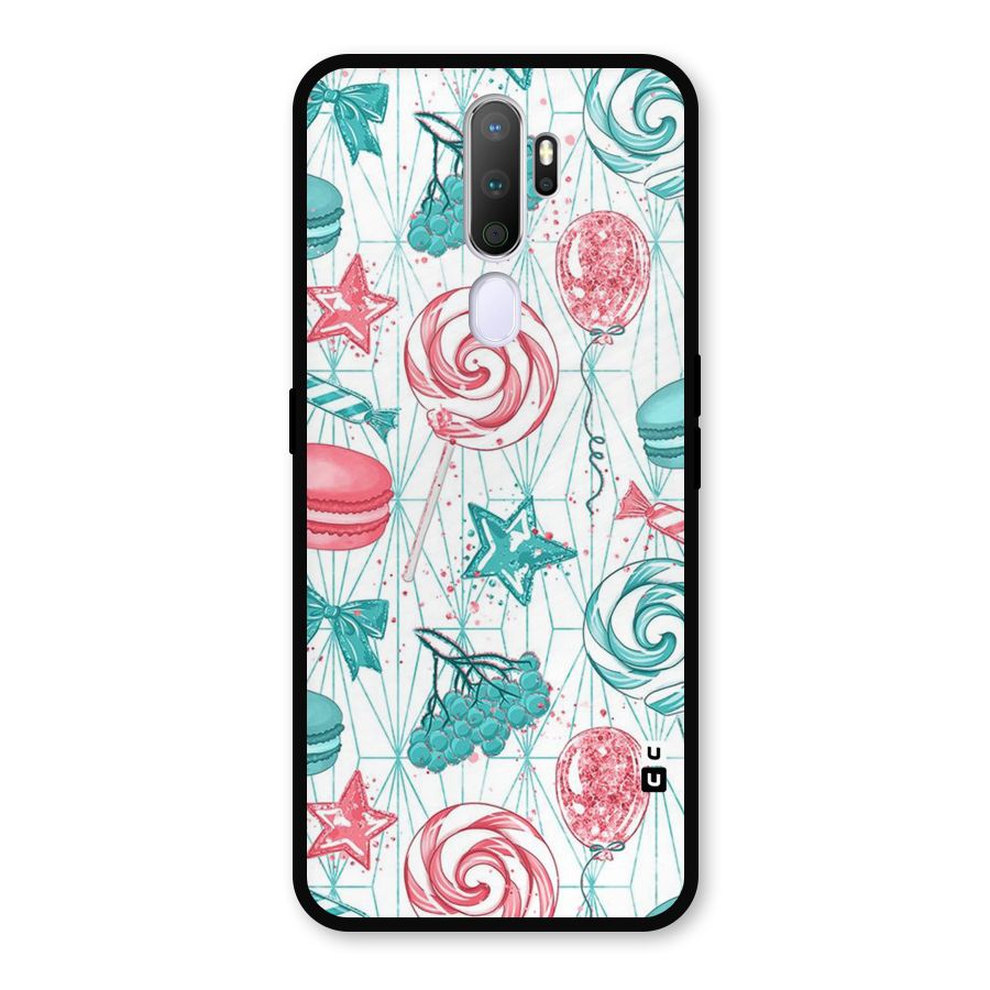 Candies And Macroons Metal Back Case for Oppo A9 (2020)