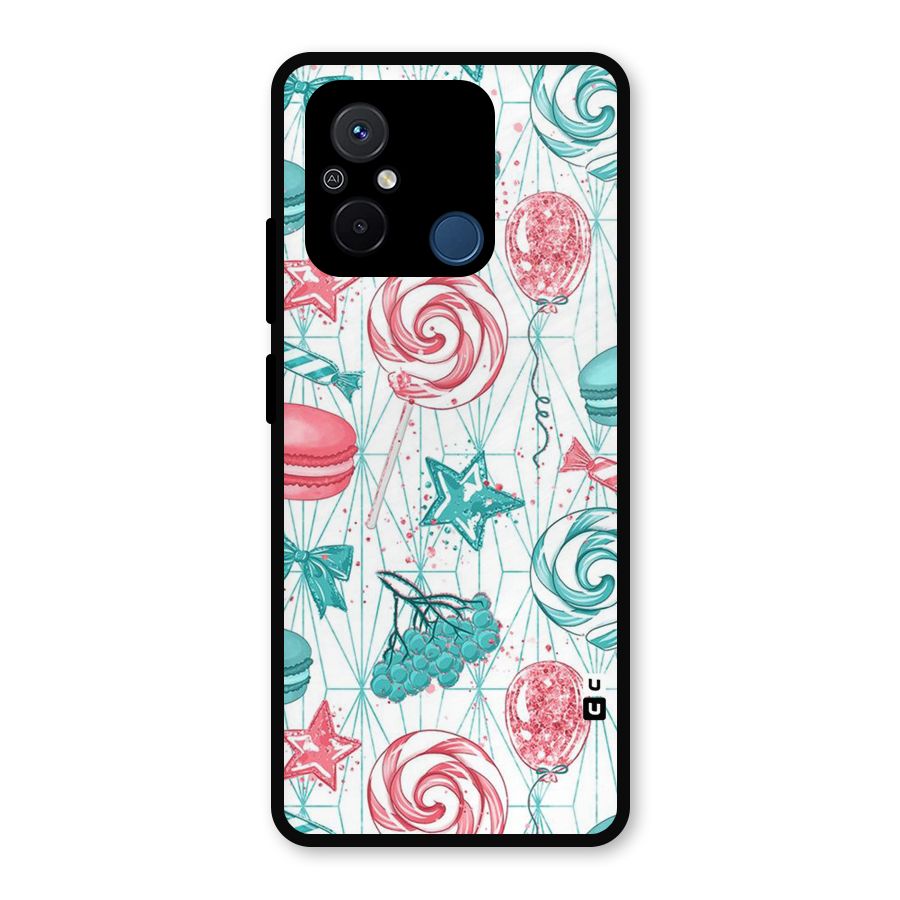 Candies And Macroons Metal Back Case for Poco C55