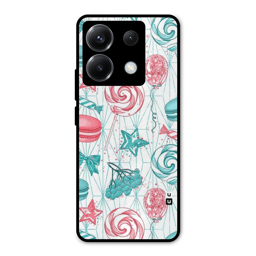 Candies And Macroons Metal Back Case for Poco X6