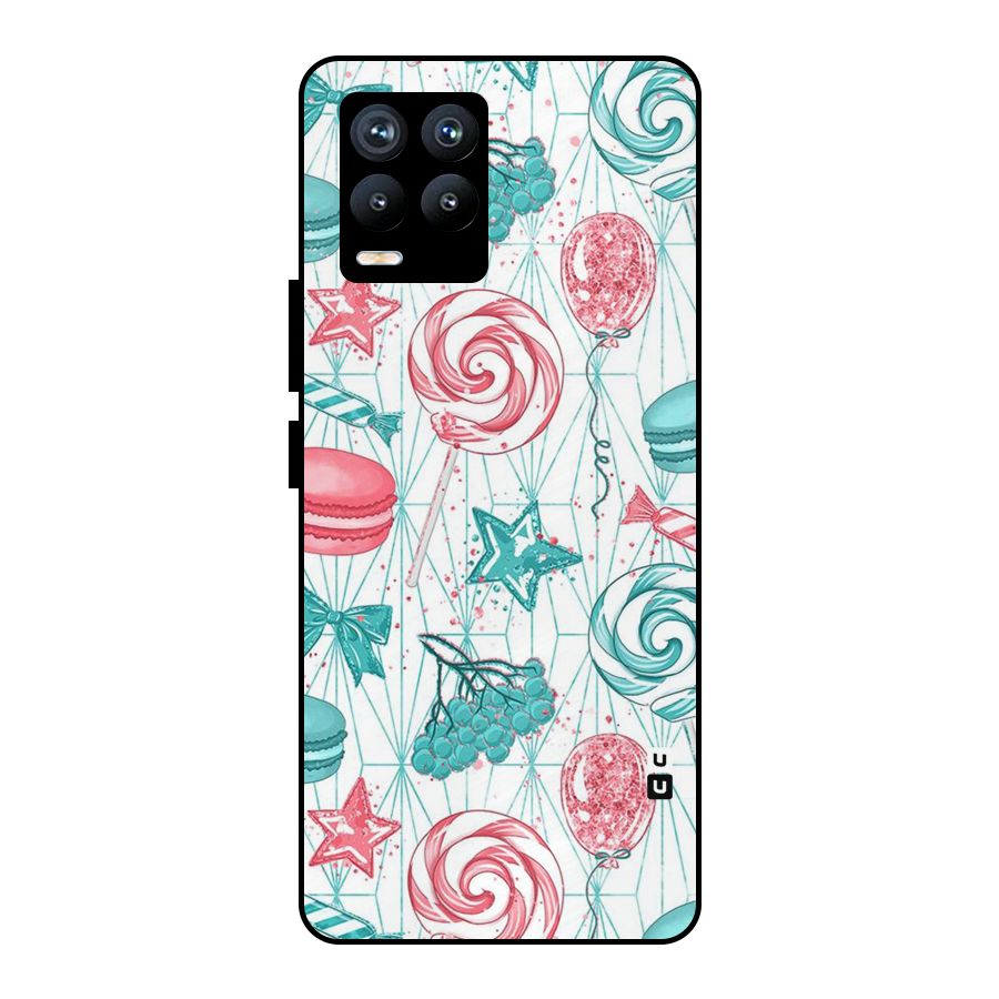 Candies And Macroons Metal Back Case for Realme 8 Pro