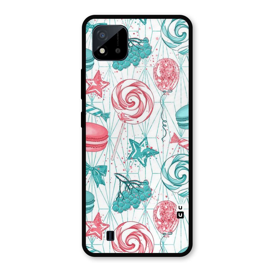 Candies And Macroons Metal Back Case for Realme C11 2021