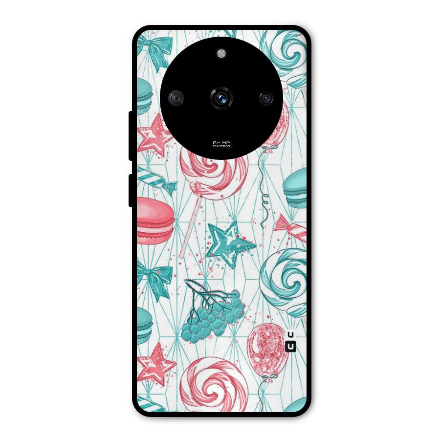 Candies And Macroons Metal Back Case for Realme Narzo 60 5G