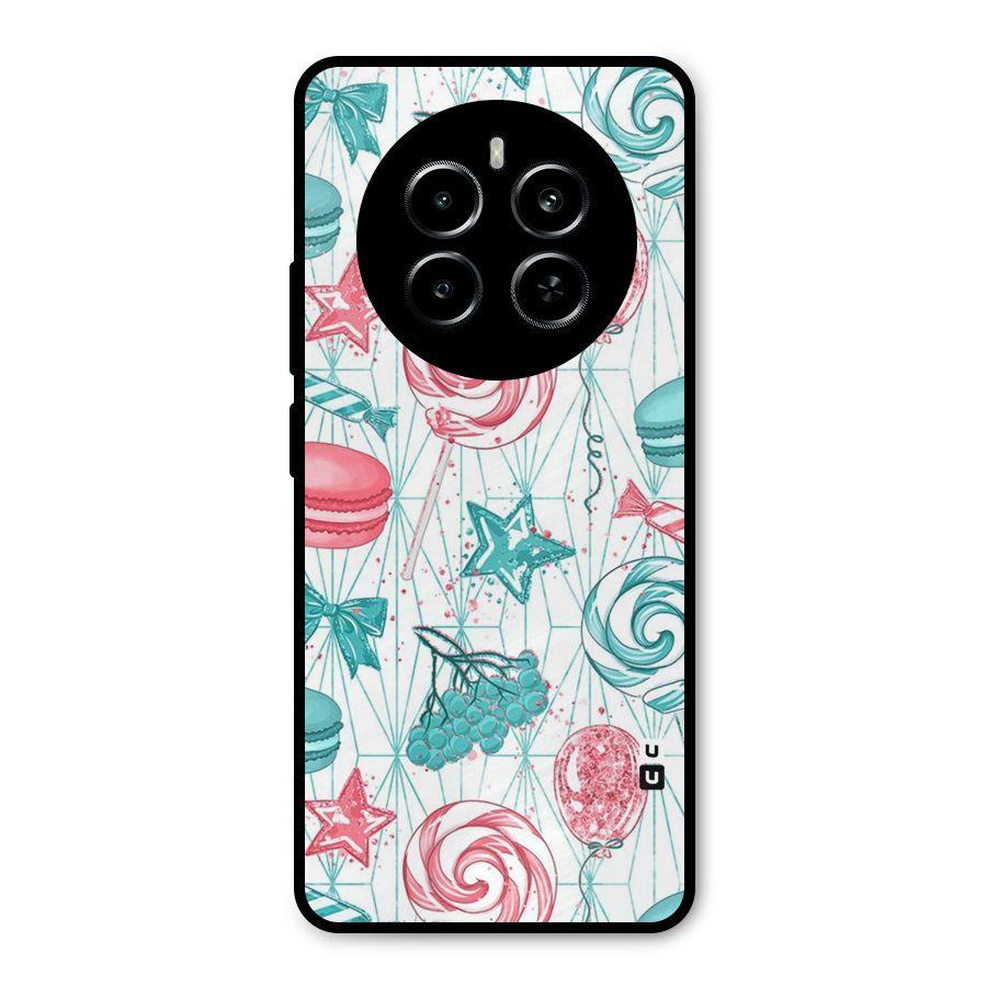 Candies And Macroons Metal Back Case for Realme P1