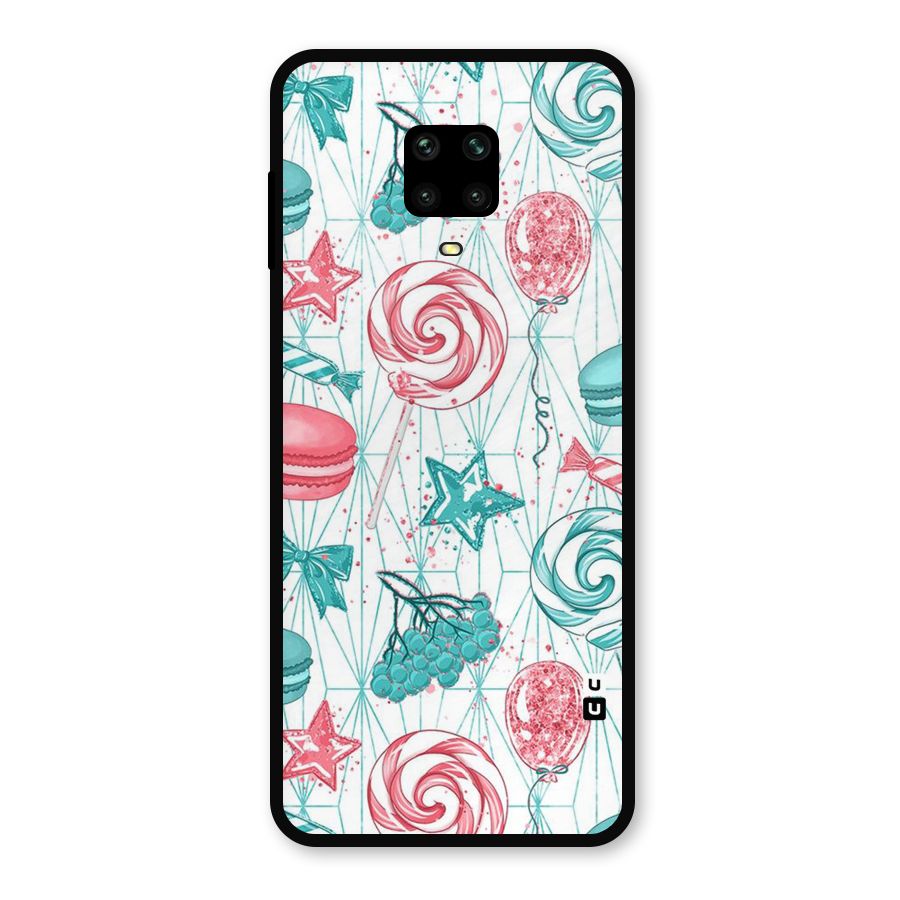 Candies And Macroons Metal Back Case for Redmi Note 9 Pro