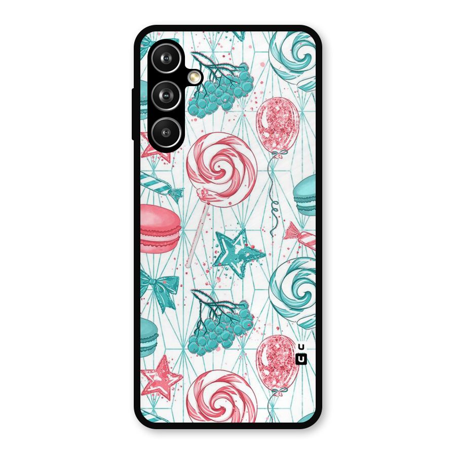 Candies And Macroons Metal Back Case for Samsung Galaxy M54