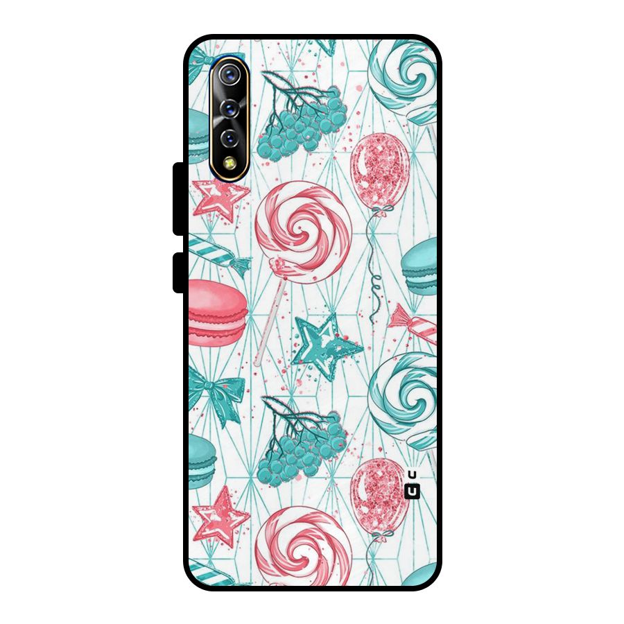 Candies And Macroons Metal Back Case for Vivo S1