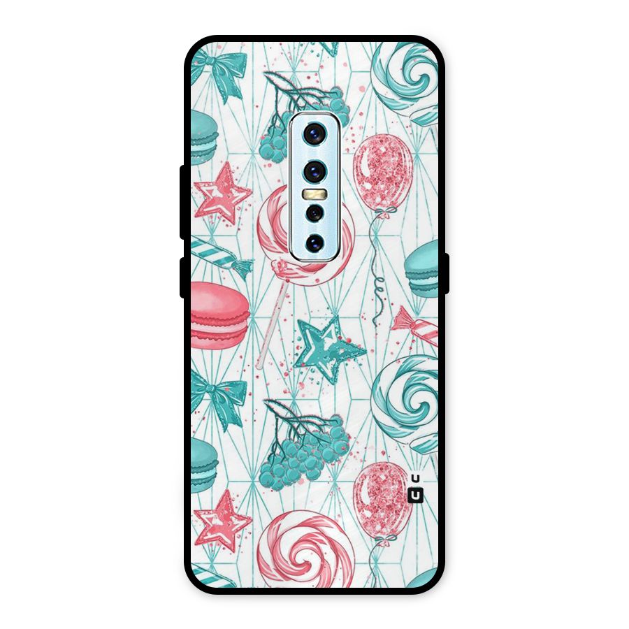 Candies And Macroons Metal Back Case for Vivo V17 Pro