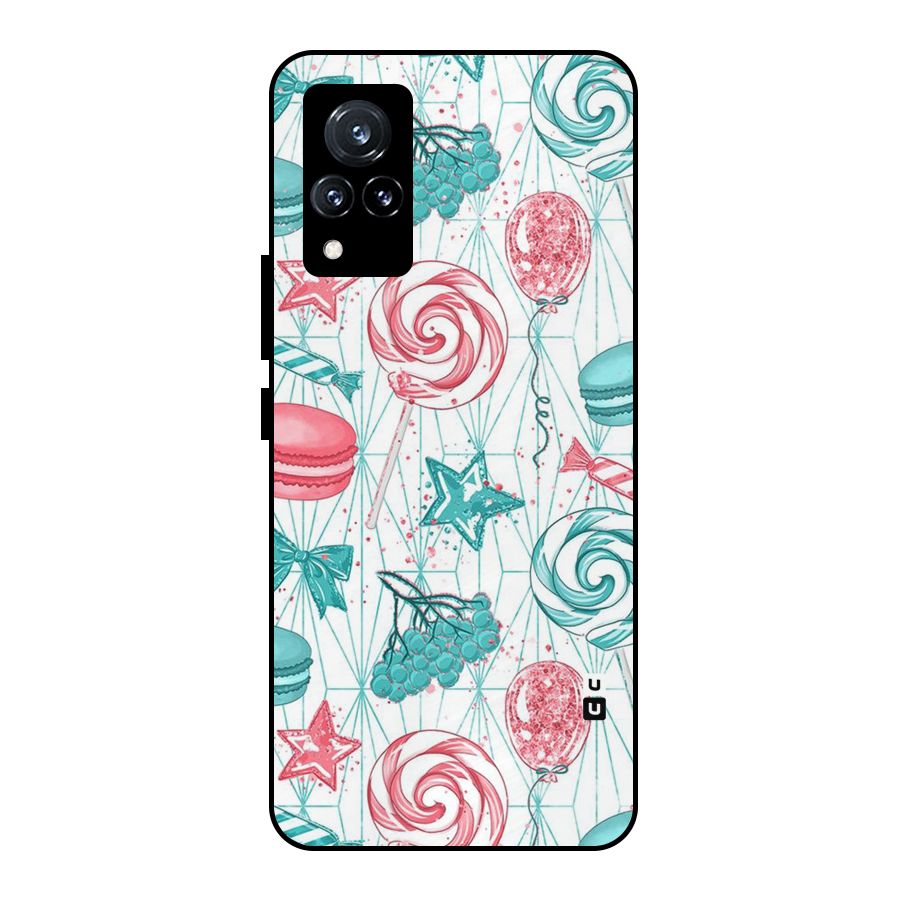 Candies And Macroons Metal Back Case for Vivo V21 5G