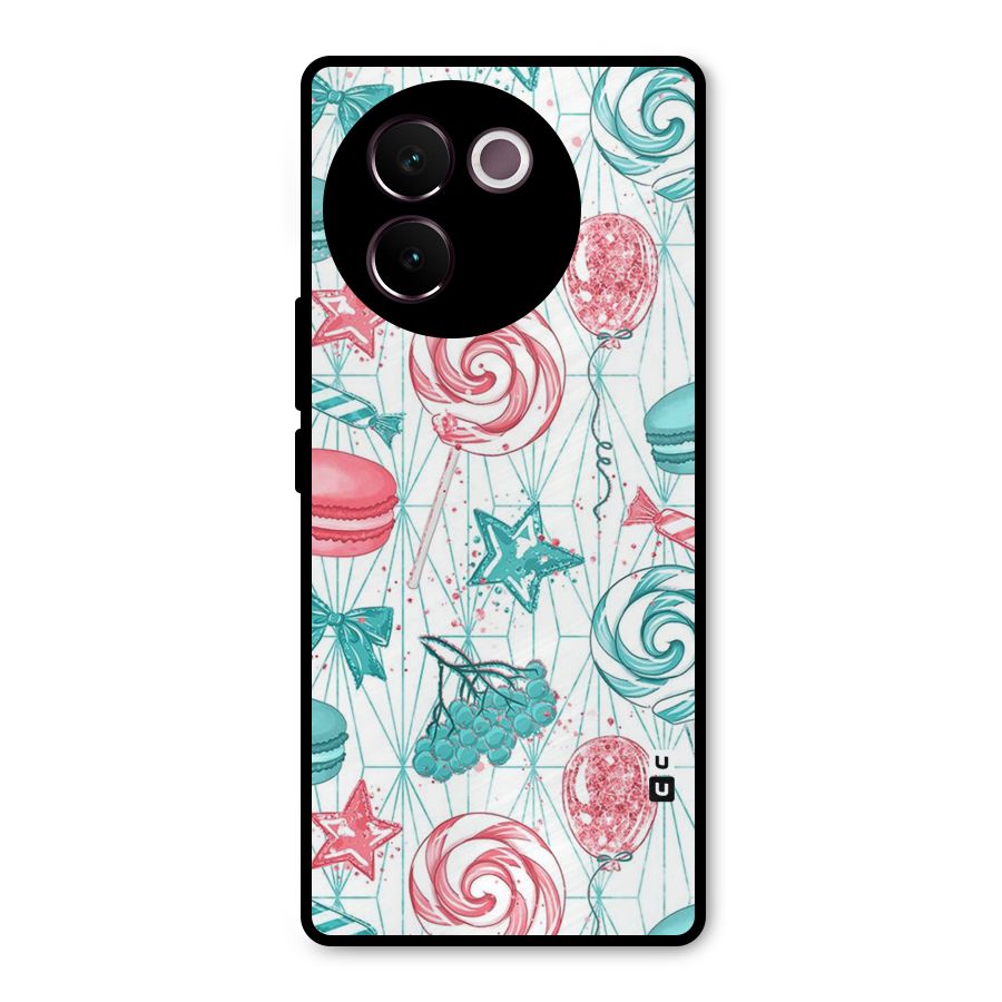 Candies And Macroons Metal Back Case for Vivo V30e