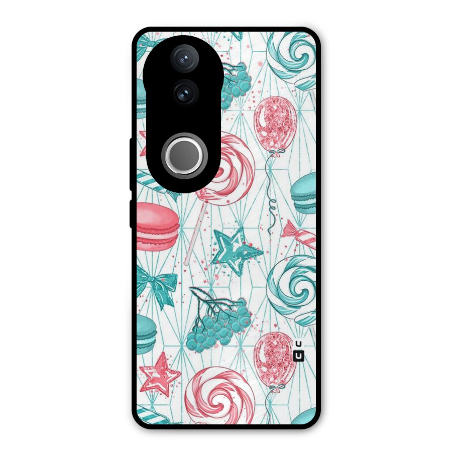 Candies And Macroons Metal Back Case for Vivo V50e