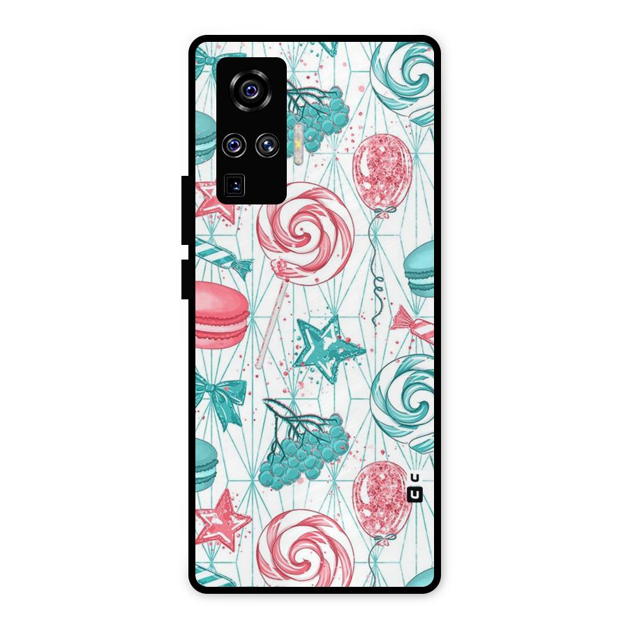 Candies And Macroons Metal Back Case for Vivo X50 Pro