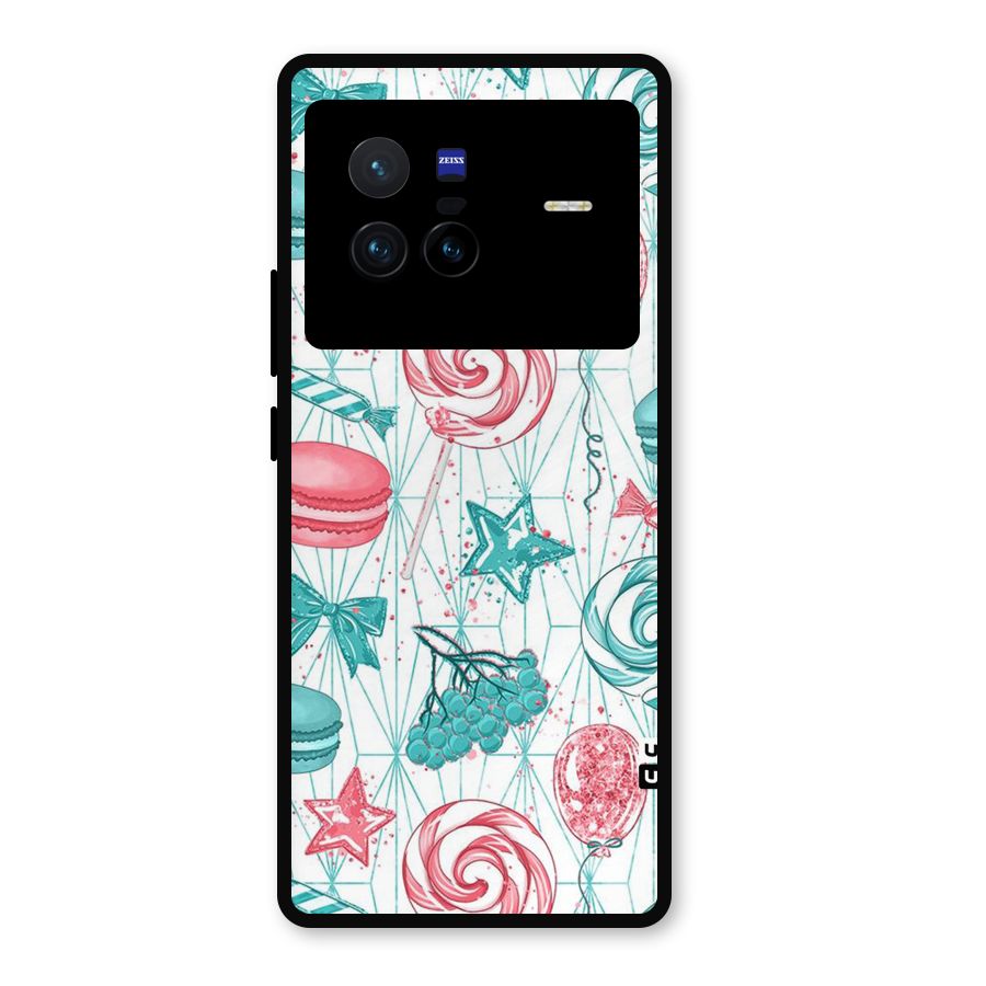 Candies And Macroons Metal Back Case for Vivo X80