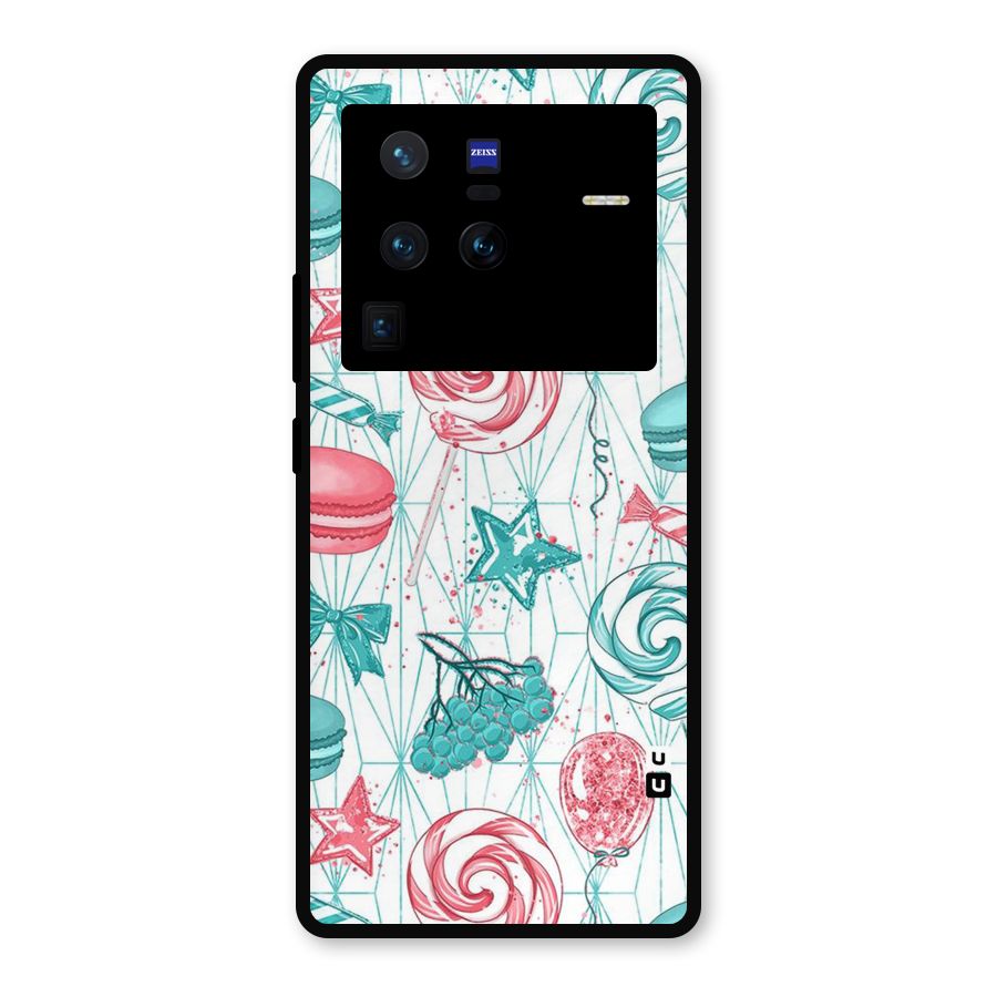 Candies And Macroons Metal Back Case for Vivo X80 Pro