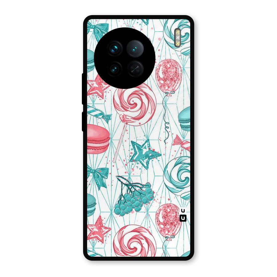 Candies And Macroons Metal Back Case for Vivo X90