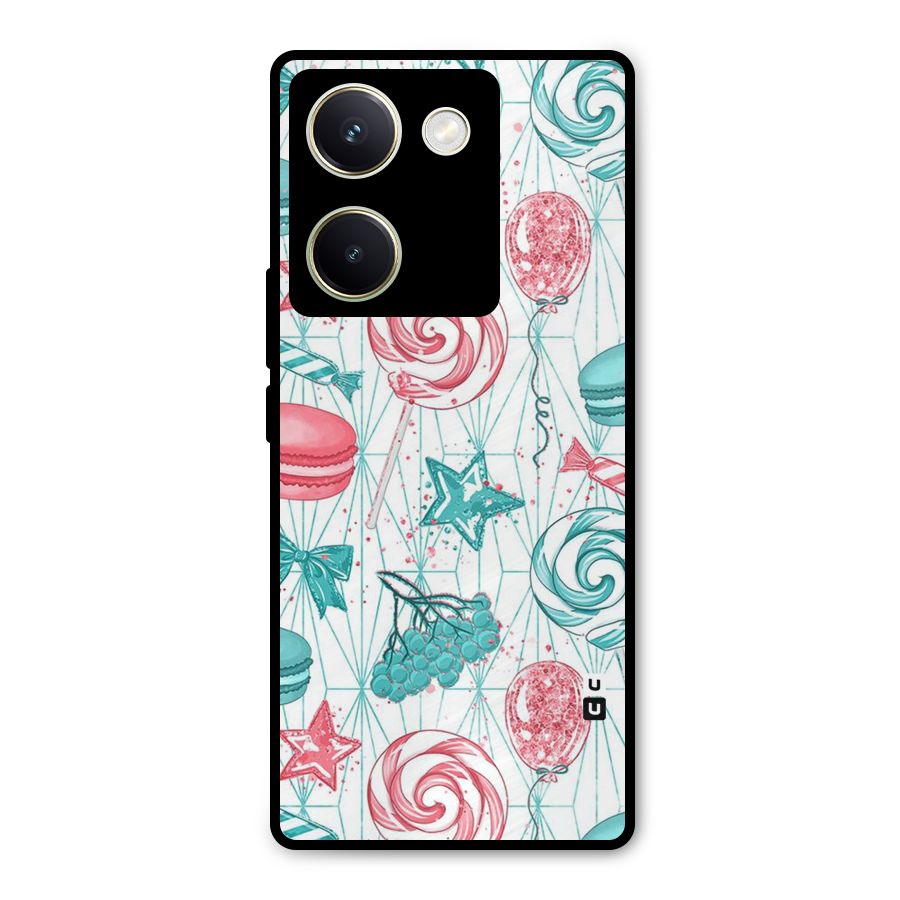 Candies And Macroons Metal Back Case for Vivo Y200 Pro