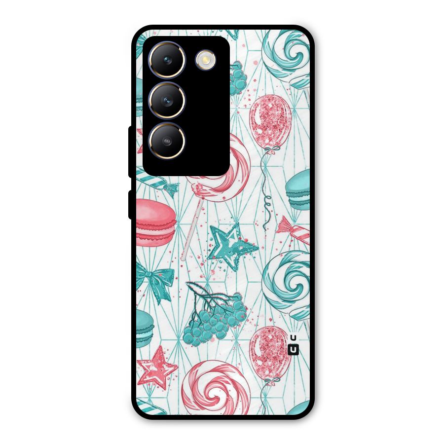 Candies And Macroons Metal Back Case for Vivo Y200e