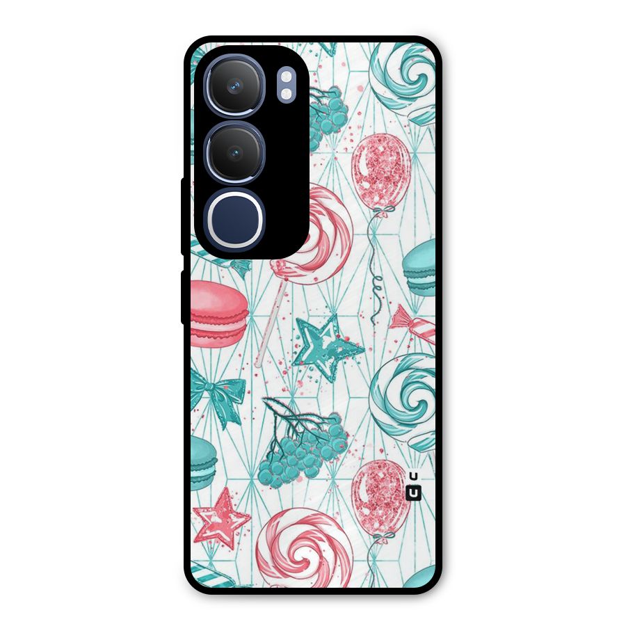 Candies And Macroons Metal Back Case for Vivo Y29