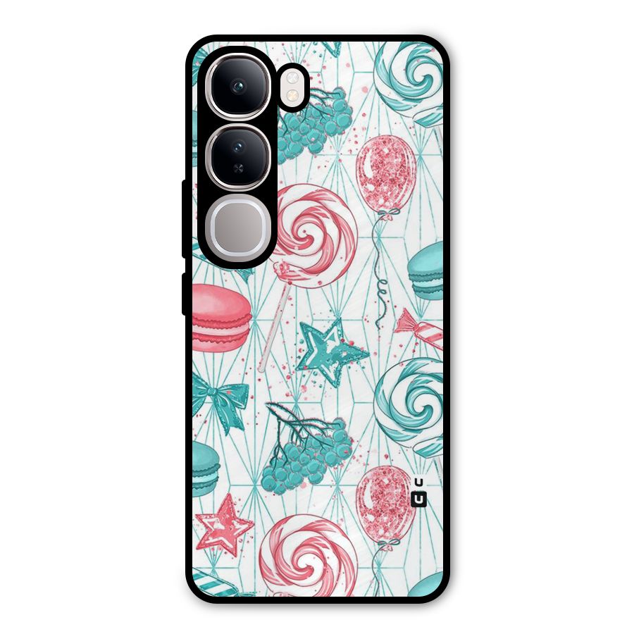 Candies And Macroons Metal Back Case for Vivo Y300