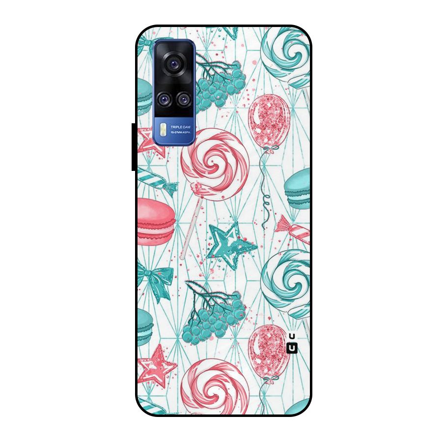 Candies And Macroons Metal Back Case for Vivo Y51