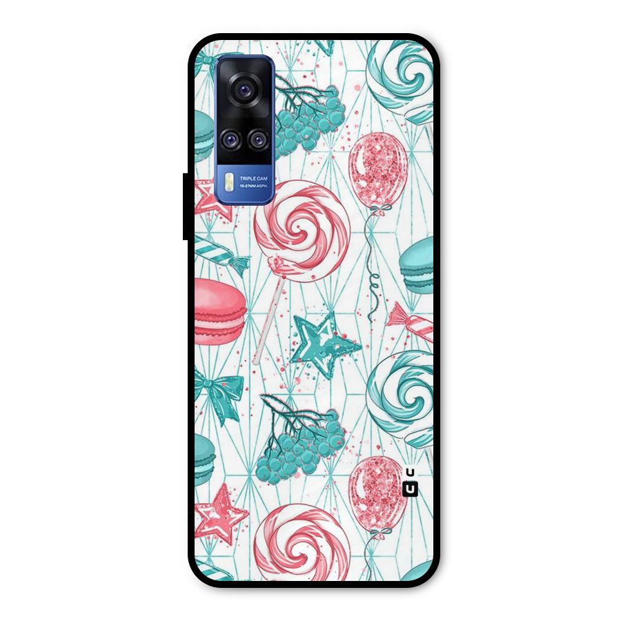 Candies And Macroons Metal Back Case for Vivo Y51A