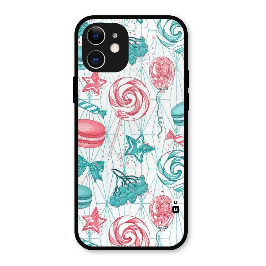 Candies And Macroons Metal Back Case for iPhone 12